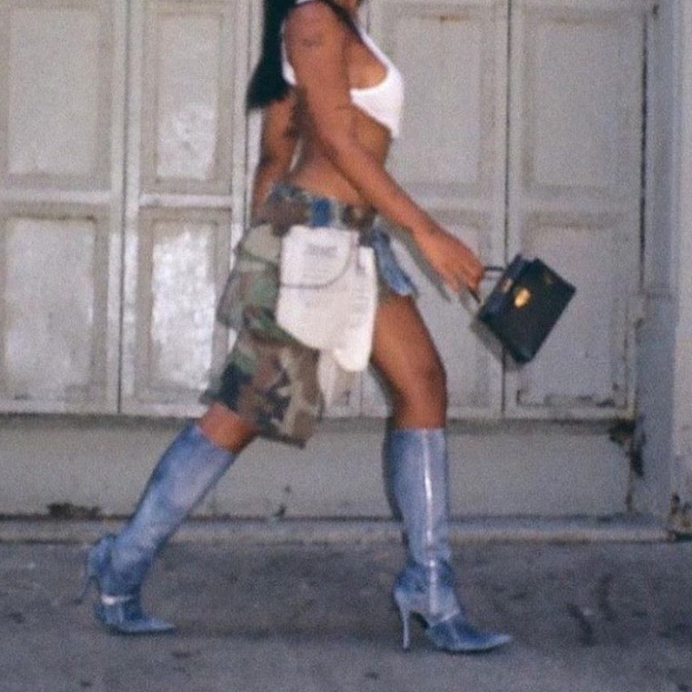 Recycled Mini Skirt