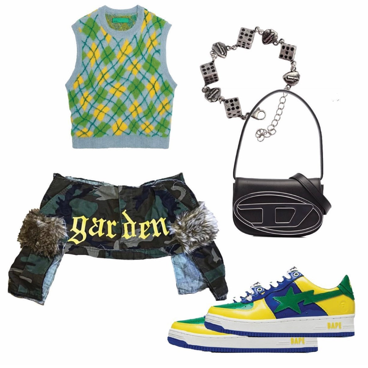 Fur Pocket Mini Skirt