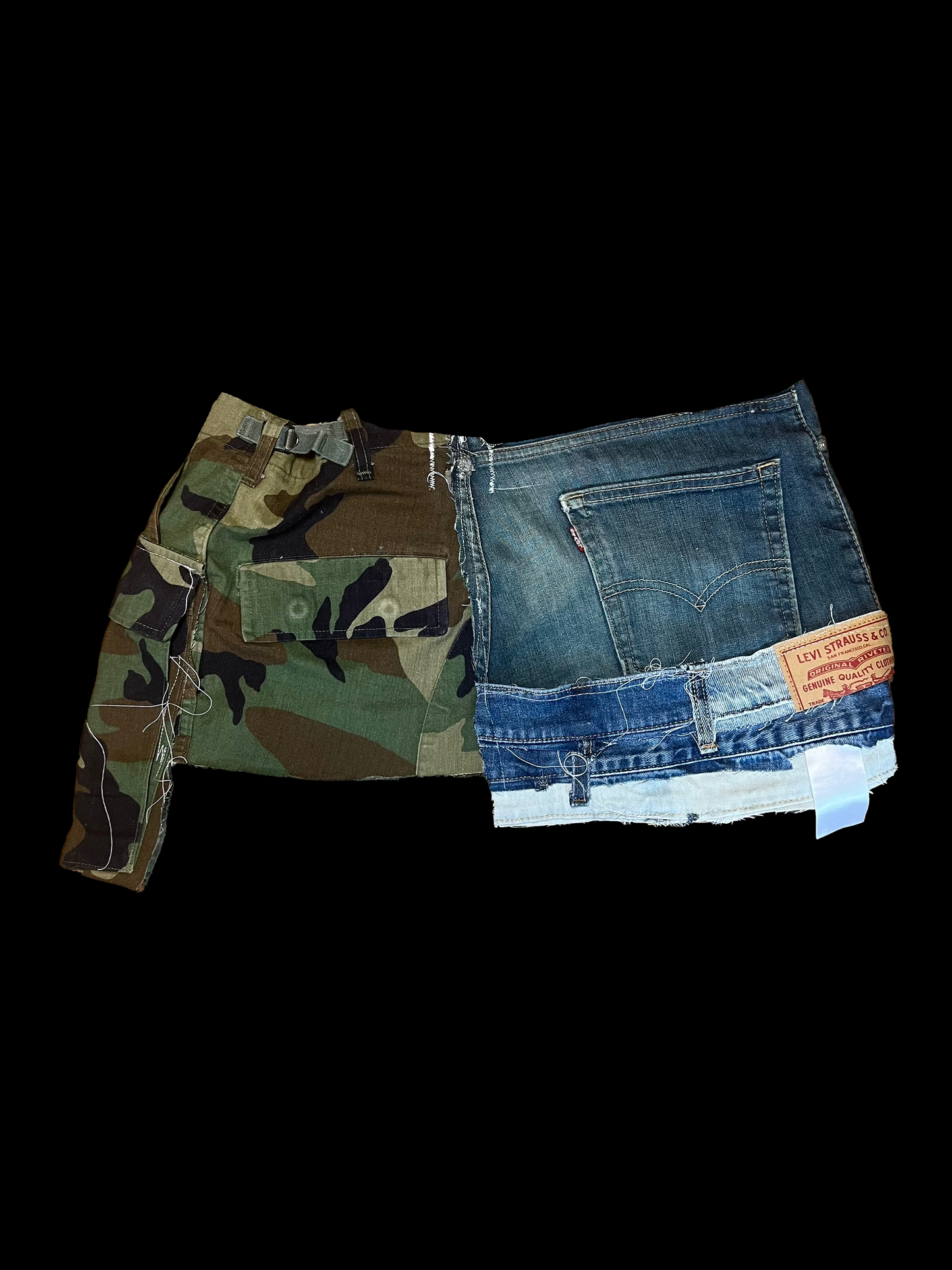 Recycled Mini Skirt