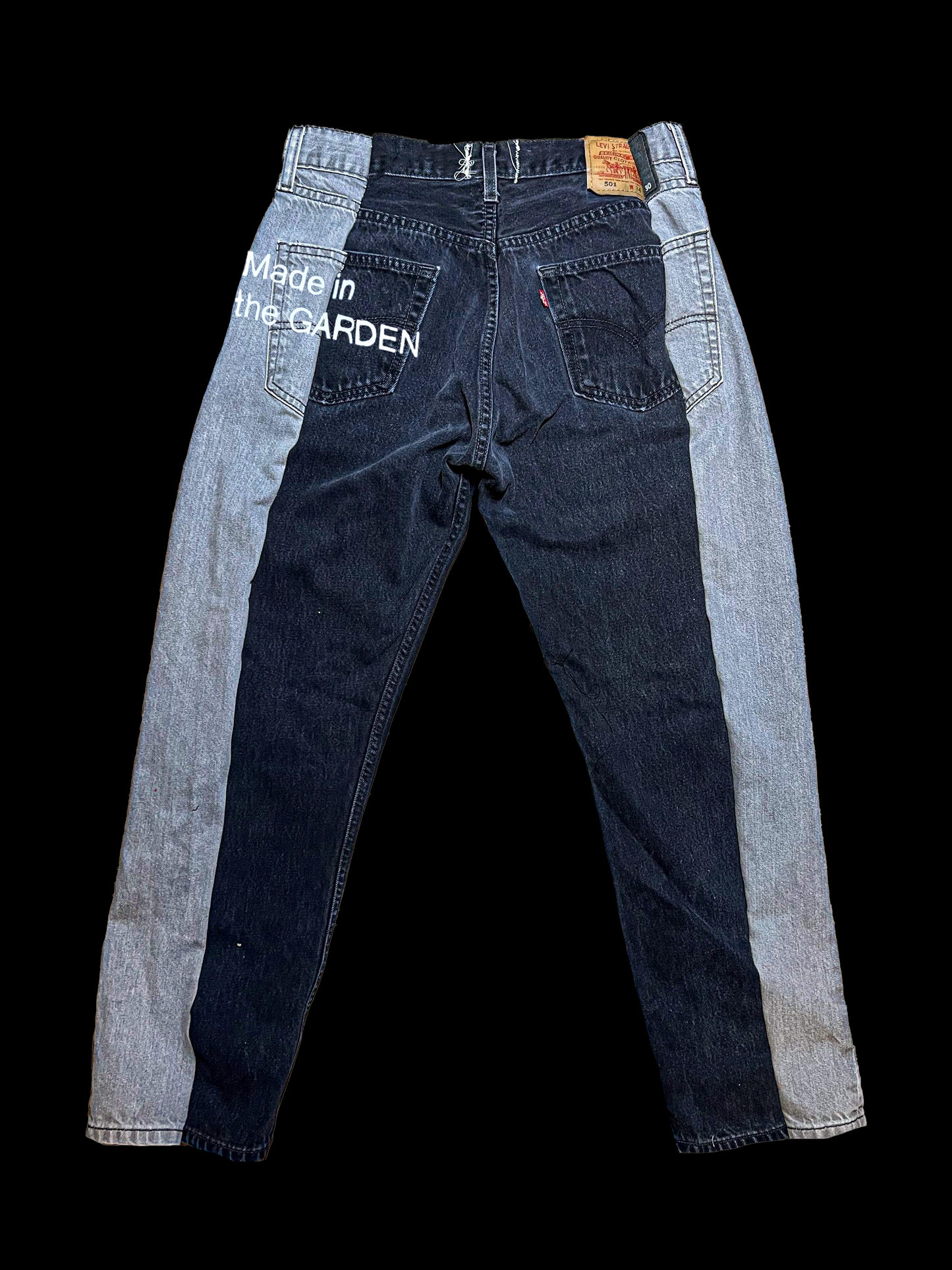 Two Tone Split Denim