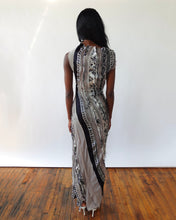 Load image into Gallery viewer, Two Tone Silk Maxi Dress