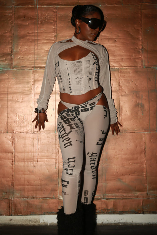 Logo Screenprint Corset