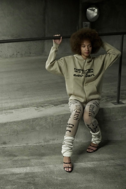 "HEAVEN IS A PLACE IN A GARDEN" Hoodie