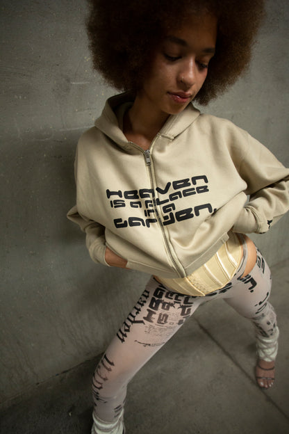 "HEAVEN IS A PLACE IN A GARDEN" Hoodie