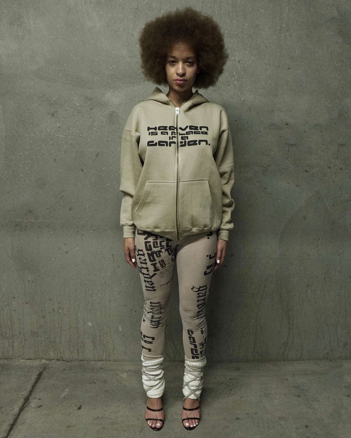 "HEAVEN IS A PLACE IN A GARDEN" Hoodie