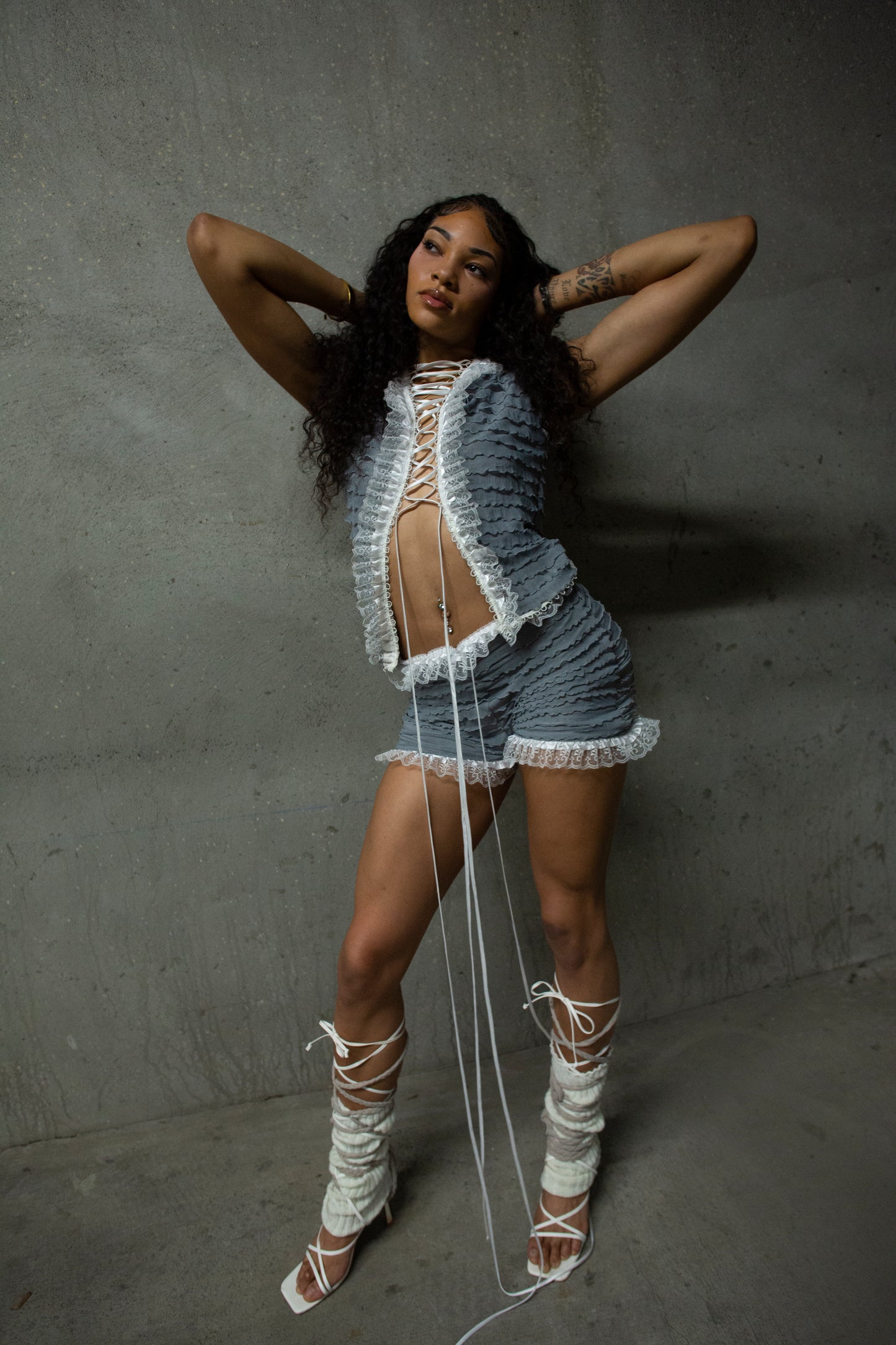 Ruffled Shorts