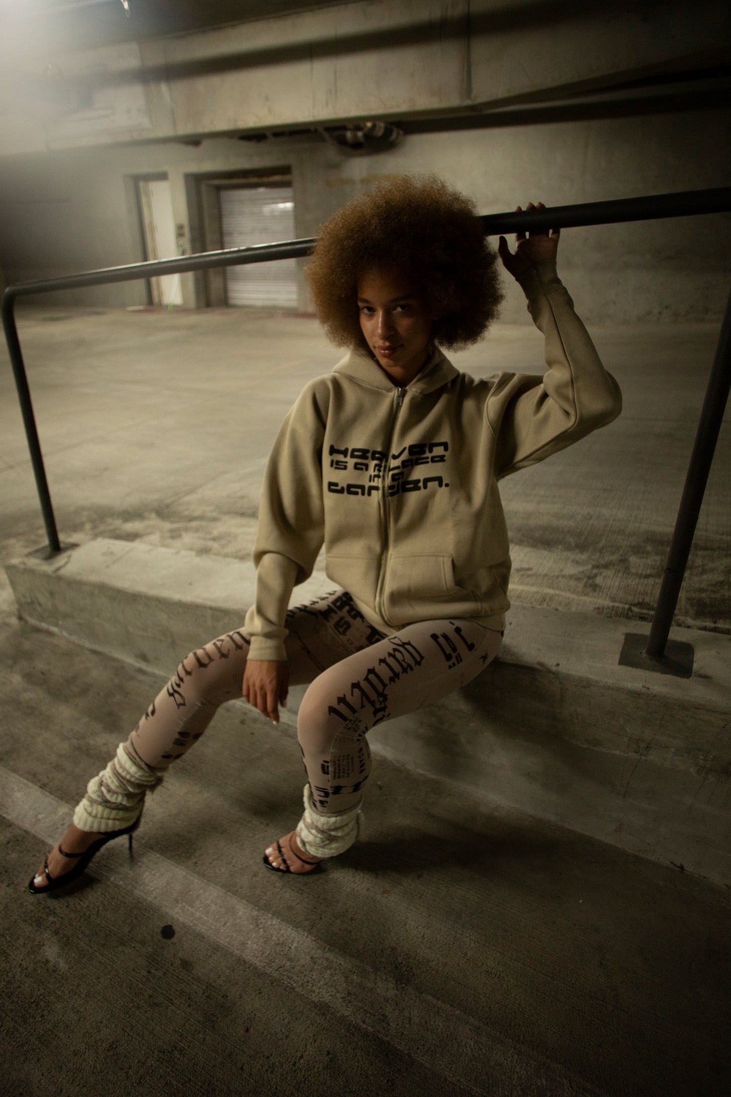 "HEAVEN IS A PLACE IN A GARDEN" Hoodie