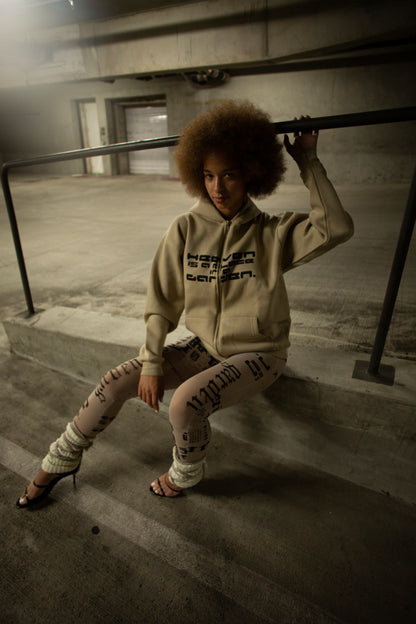 "HEAVEN IS A PLACE IN A GARDEN" Hoodie