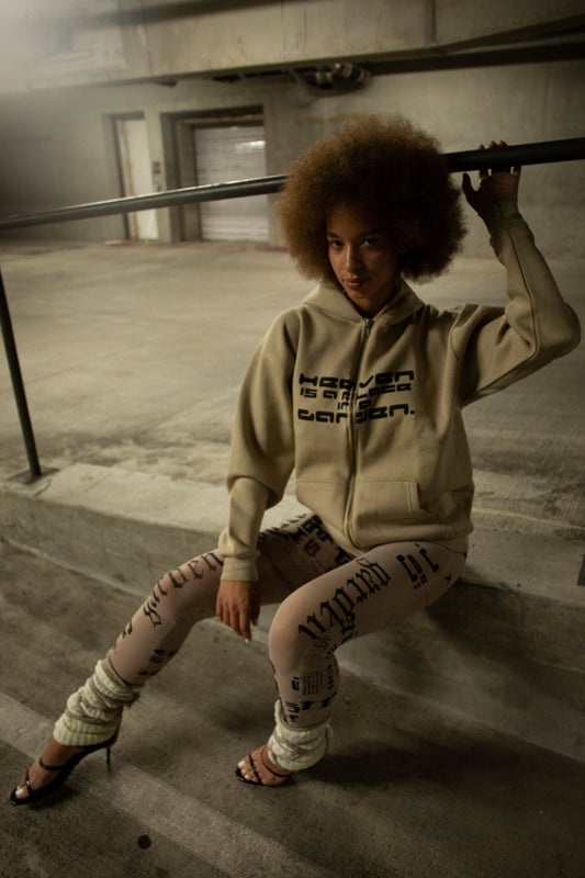 "HEAVEN IS A PLACE IN A GARDEN" Hoodie