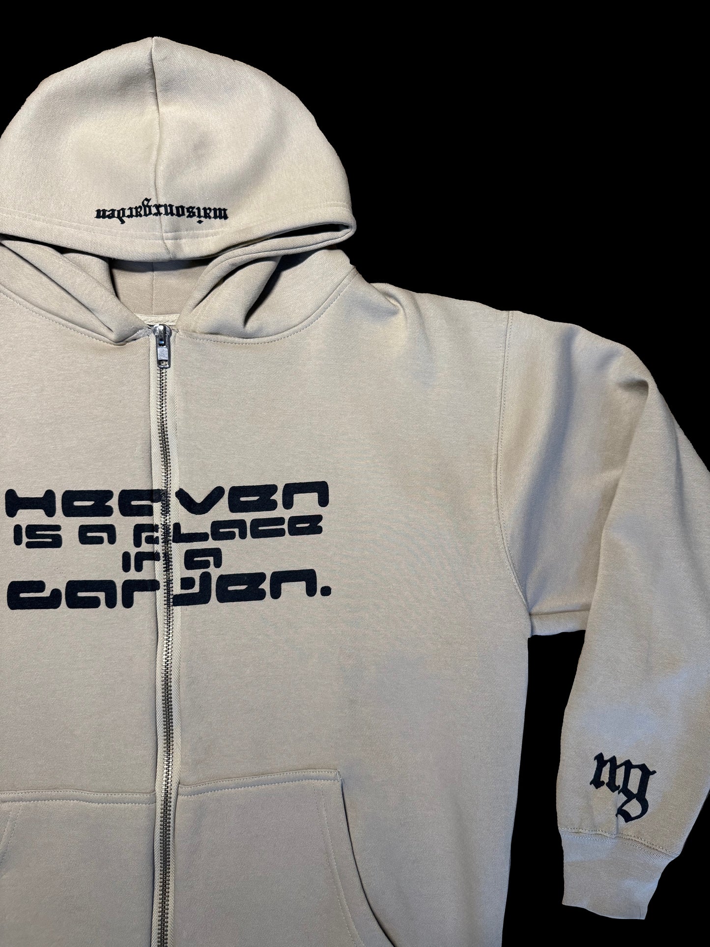 "HEAVEN IS A PLACE IN A GARDEN" Hoodie
