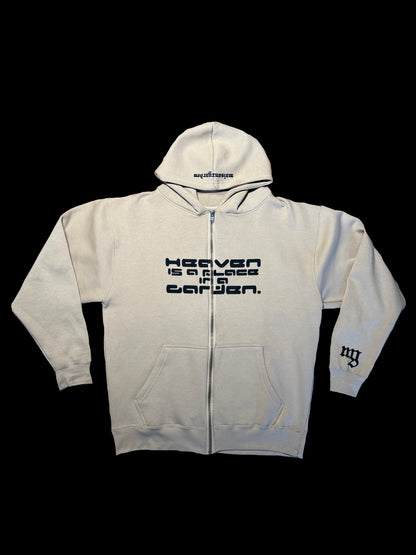 "HEAVEN IS A PLACE IN A GARDEN" Hoodie