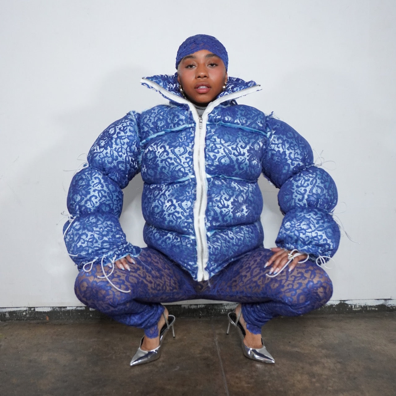 Lace Puffer Jacket – GARDEN