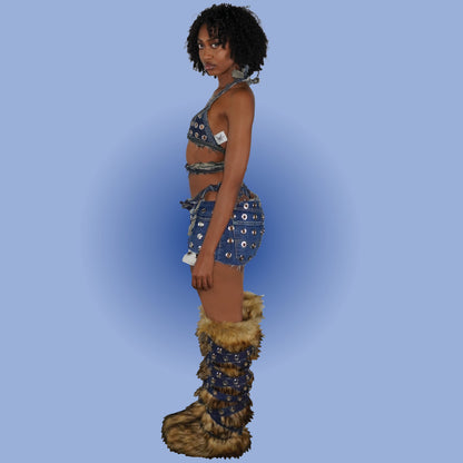 Grommet Skirt Set
