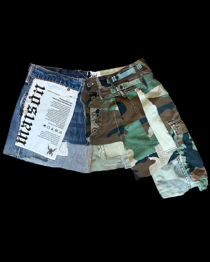 Recycled Mini Skirt