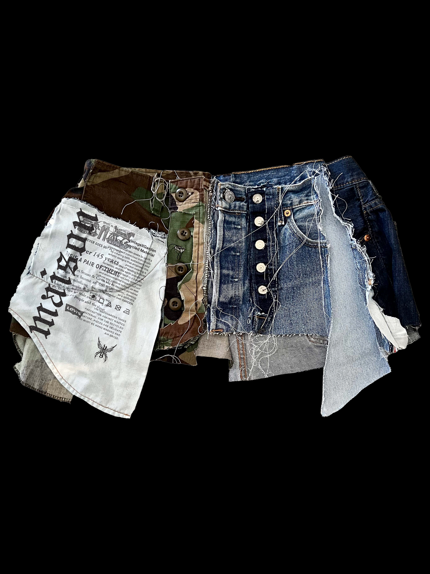 Recycled Mini Skirt