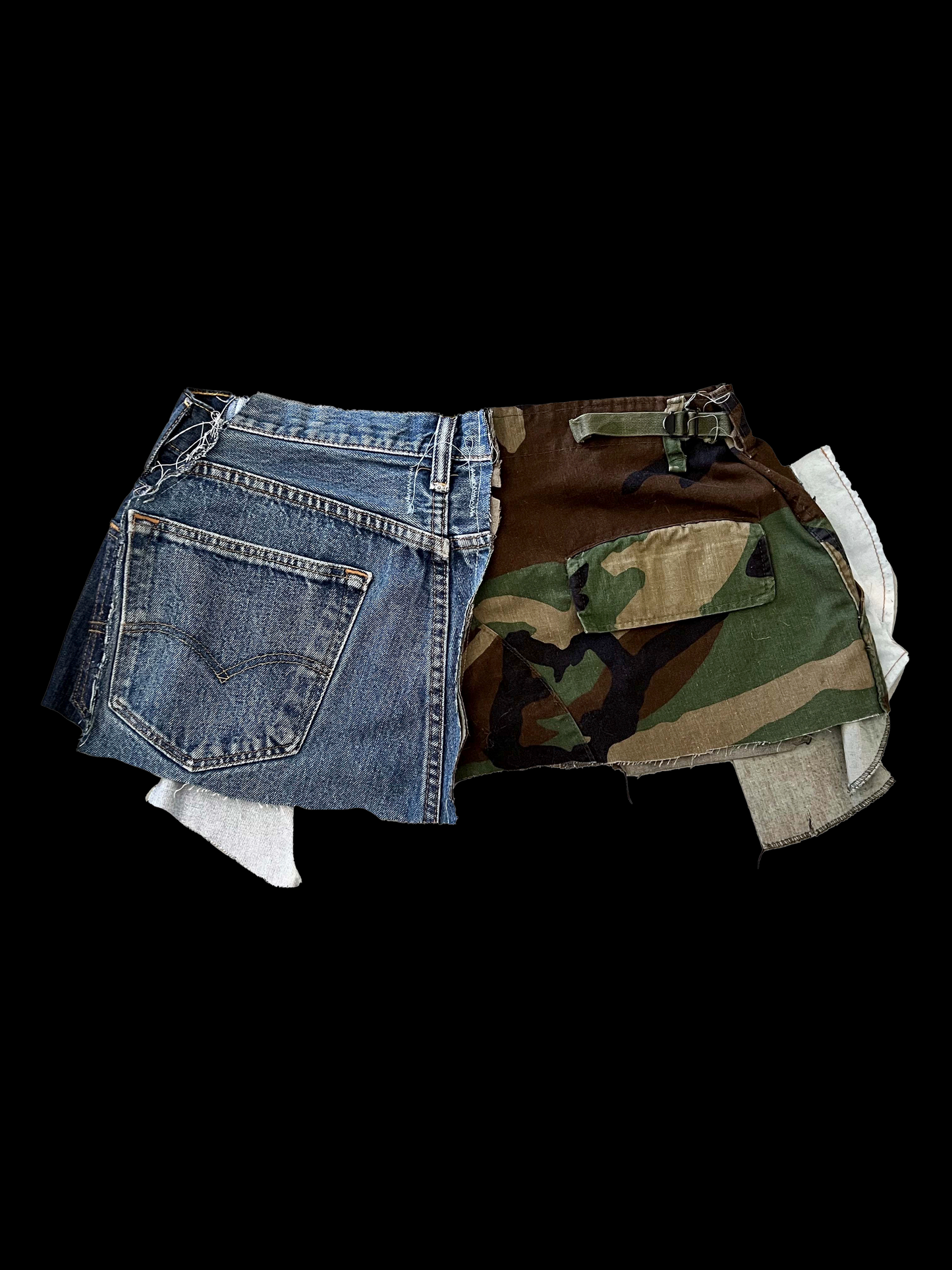 Recycled Mini Skirt