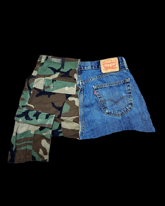 Recycled Mini Skirt