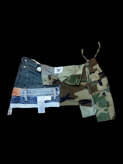 Recycled Mini Skirt