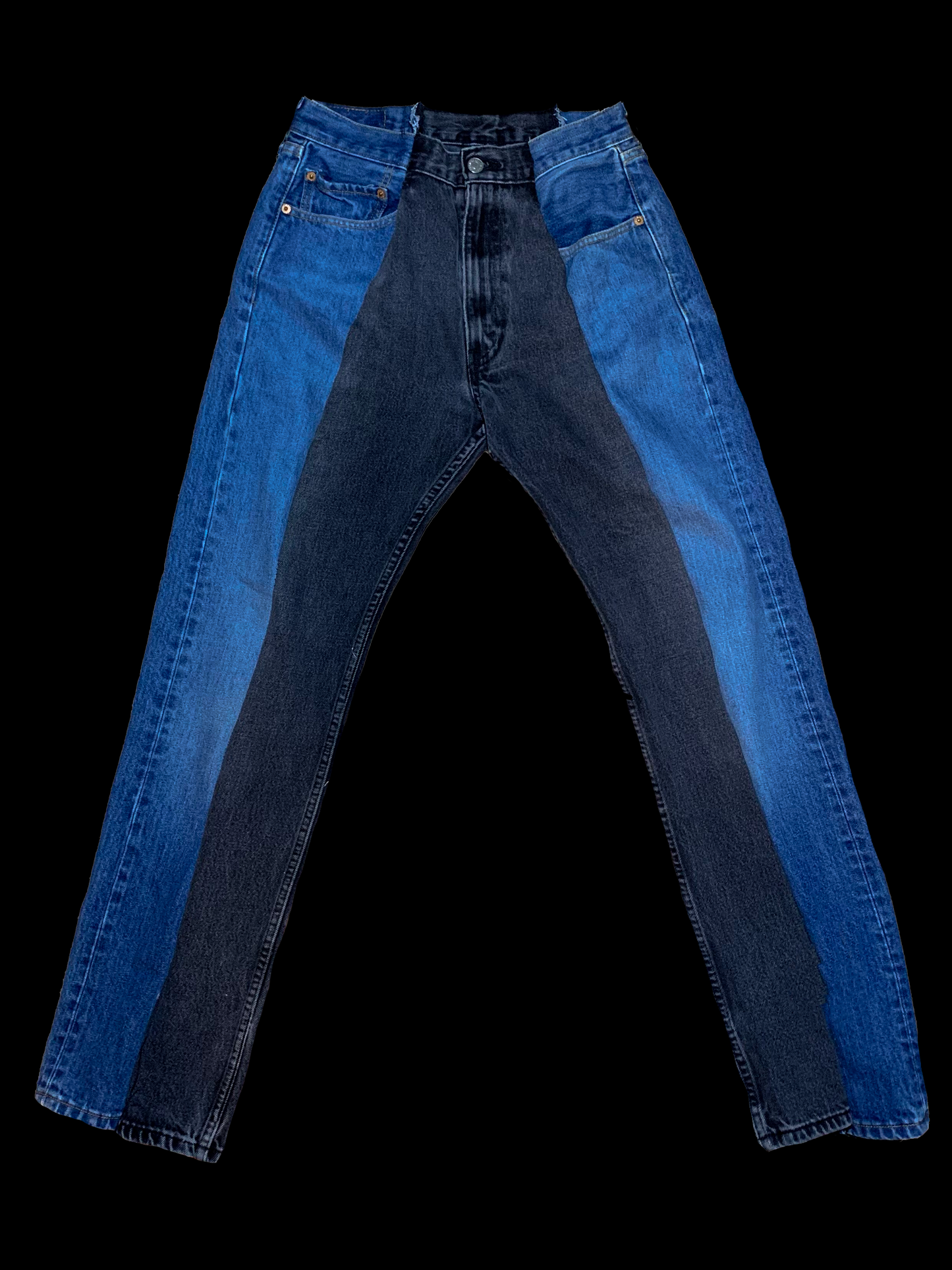 Two Tone Split Denim