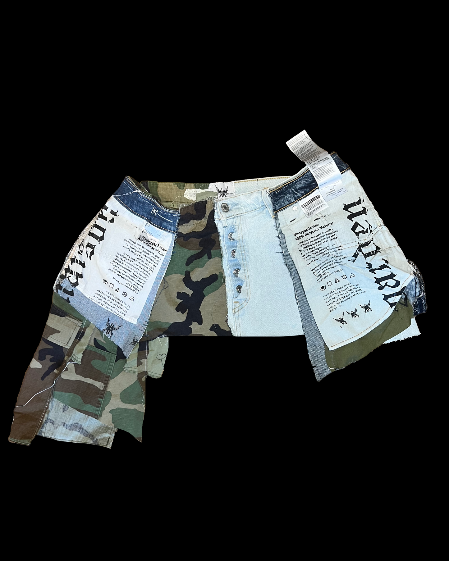 Recycled Mini Skirt