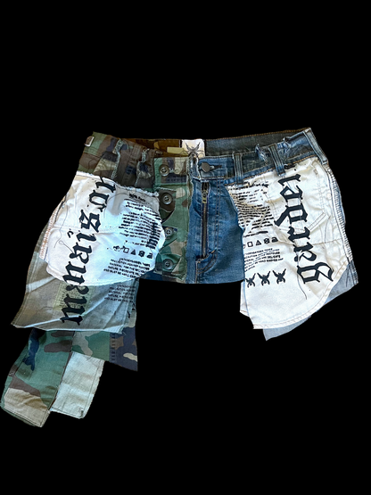 Recycled Mini Skirt