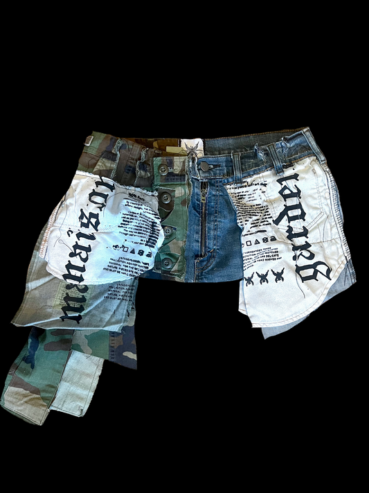Recycled Mini Skirt
