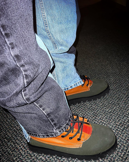 Two Tone Split Denim