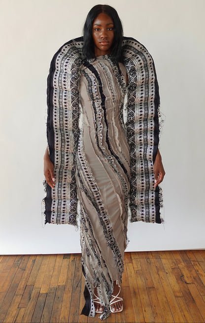 Silk Puffer Scarf