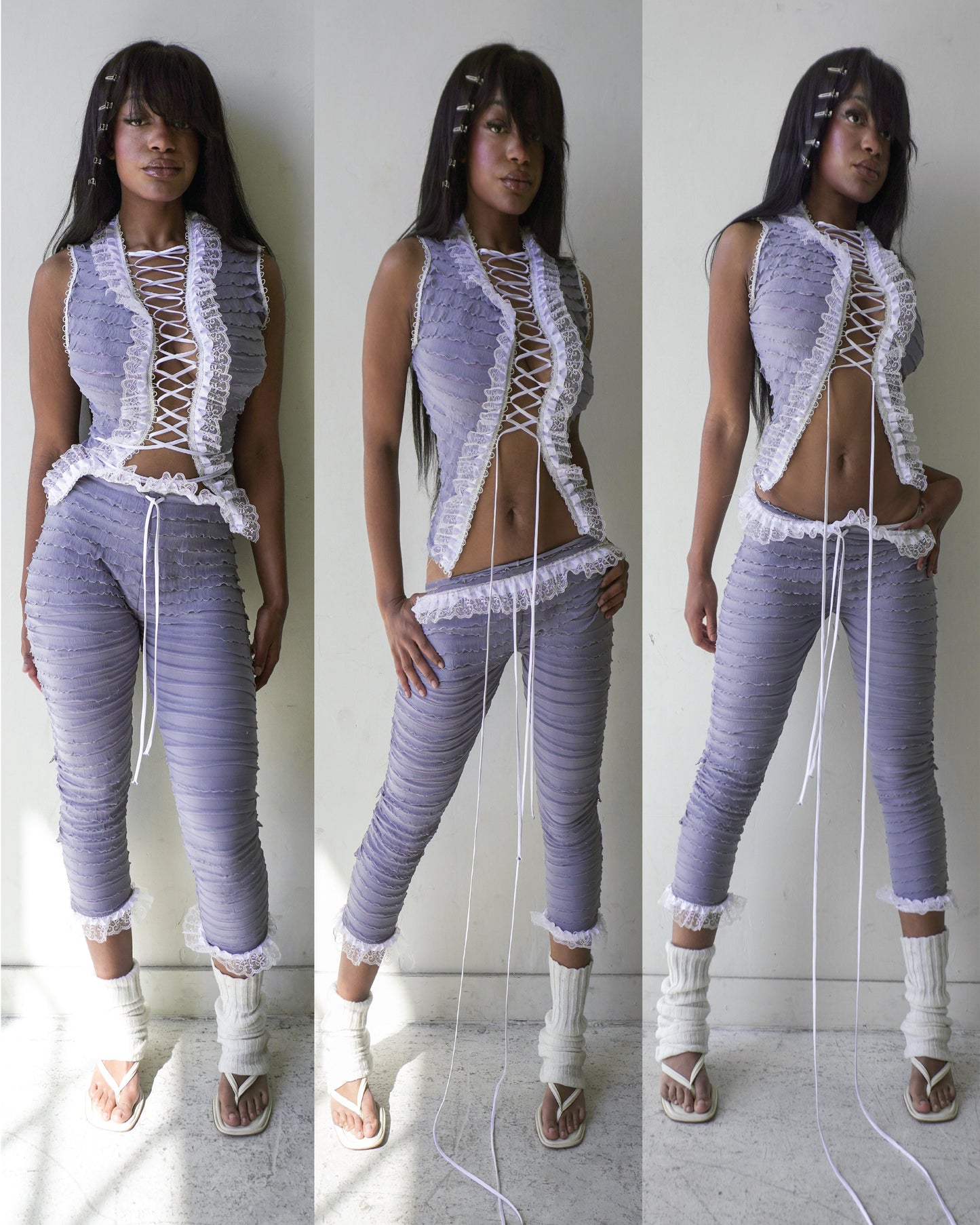 Ruffled Capri